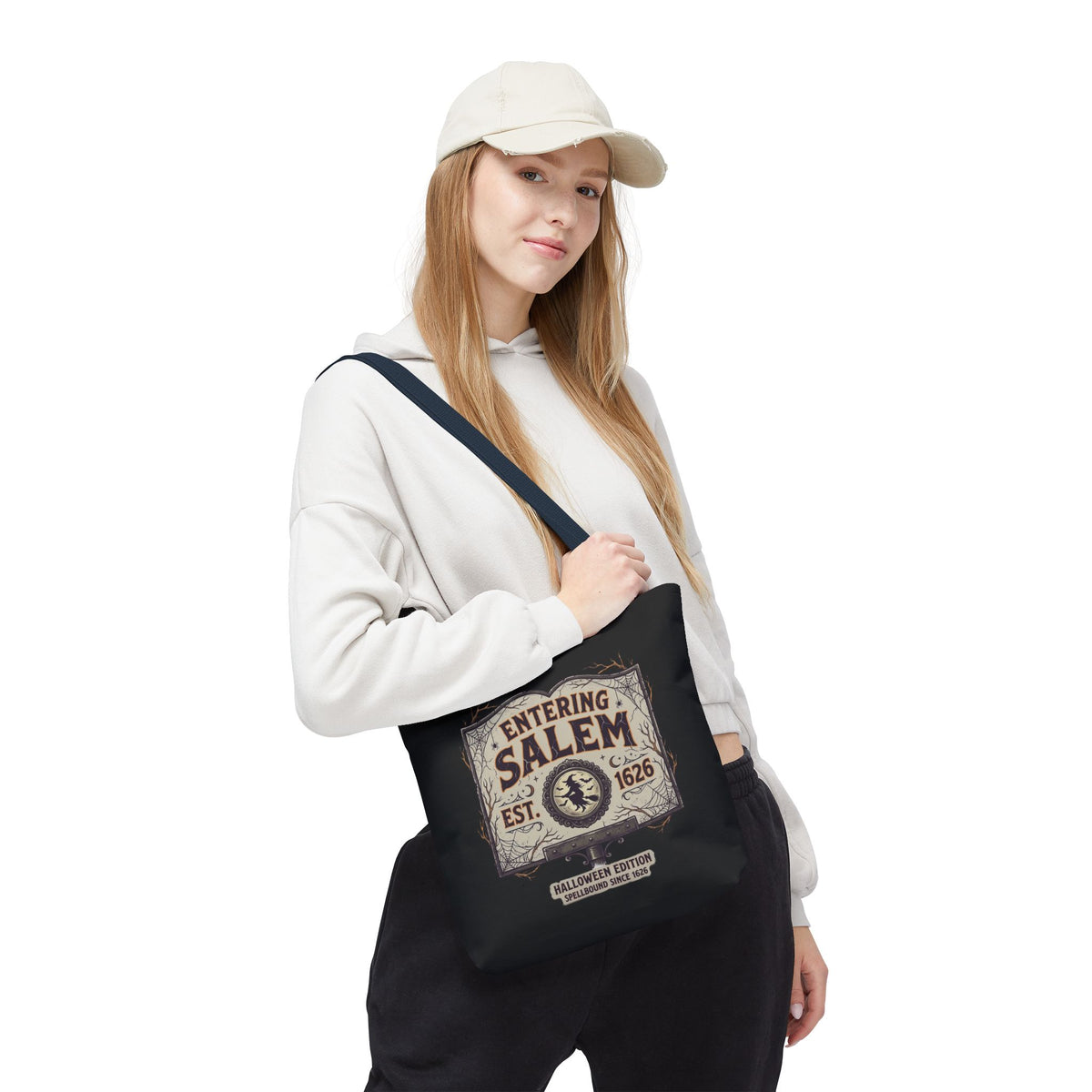 Spooky Entering Salem Tote Bag (AOP)