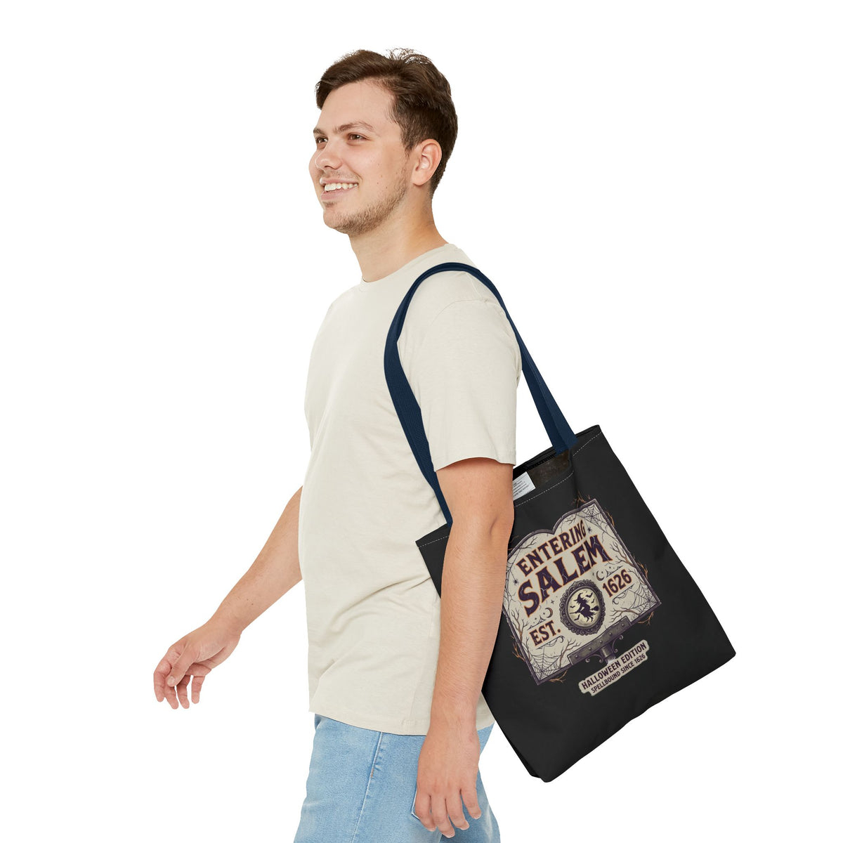Spooky Entering Salem Tote Bag (AOP)