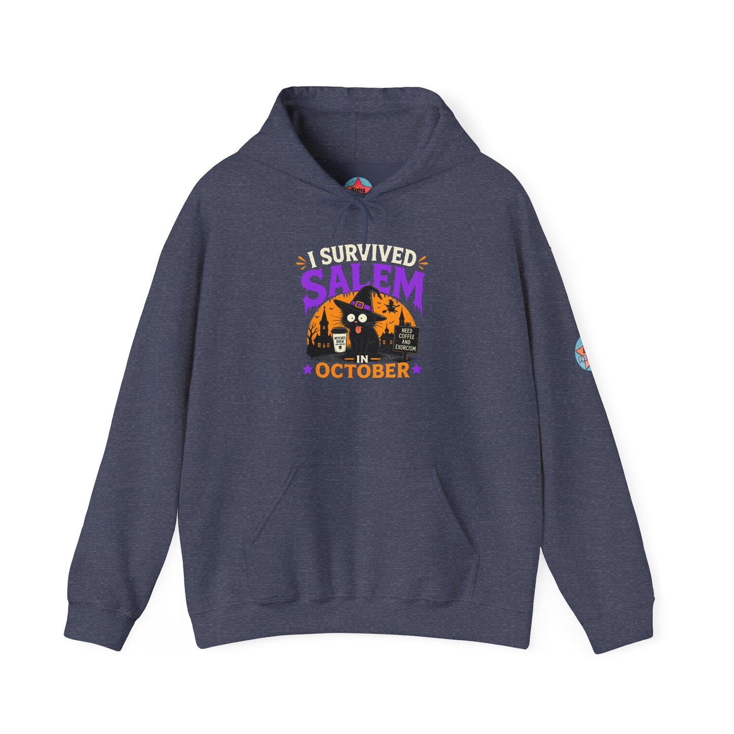 Survived Salem Cat - Unisex Heavy Blend™ Hooded Sweatshirt