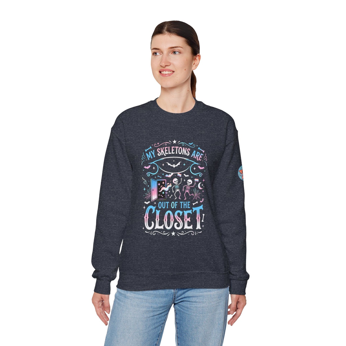 TRANS PRIDE Unisex Heavy Blend™ Crewneck Sweatshirt