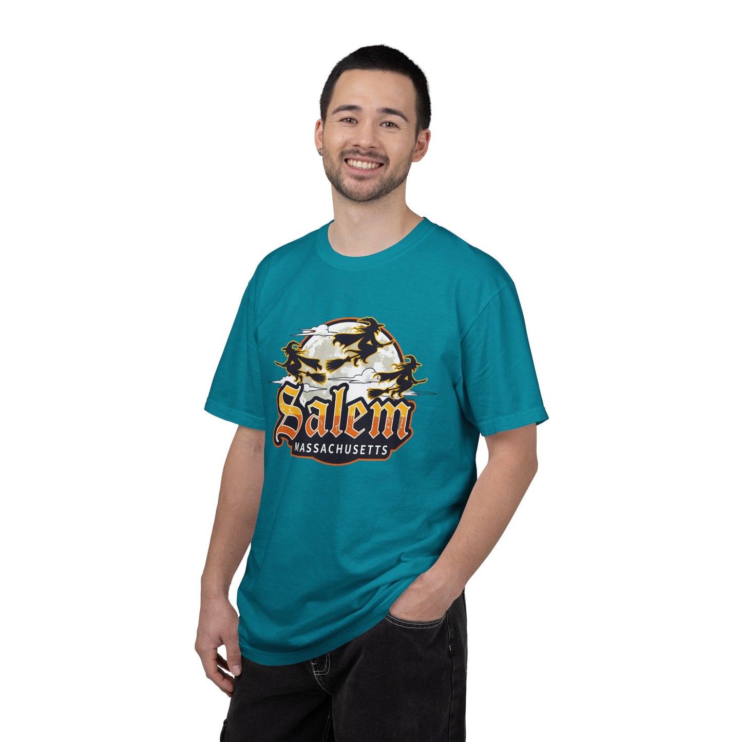 SALEM LOGO Unisex Garment-Dyed T-shirt