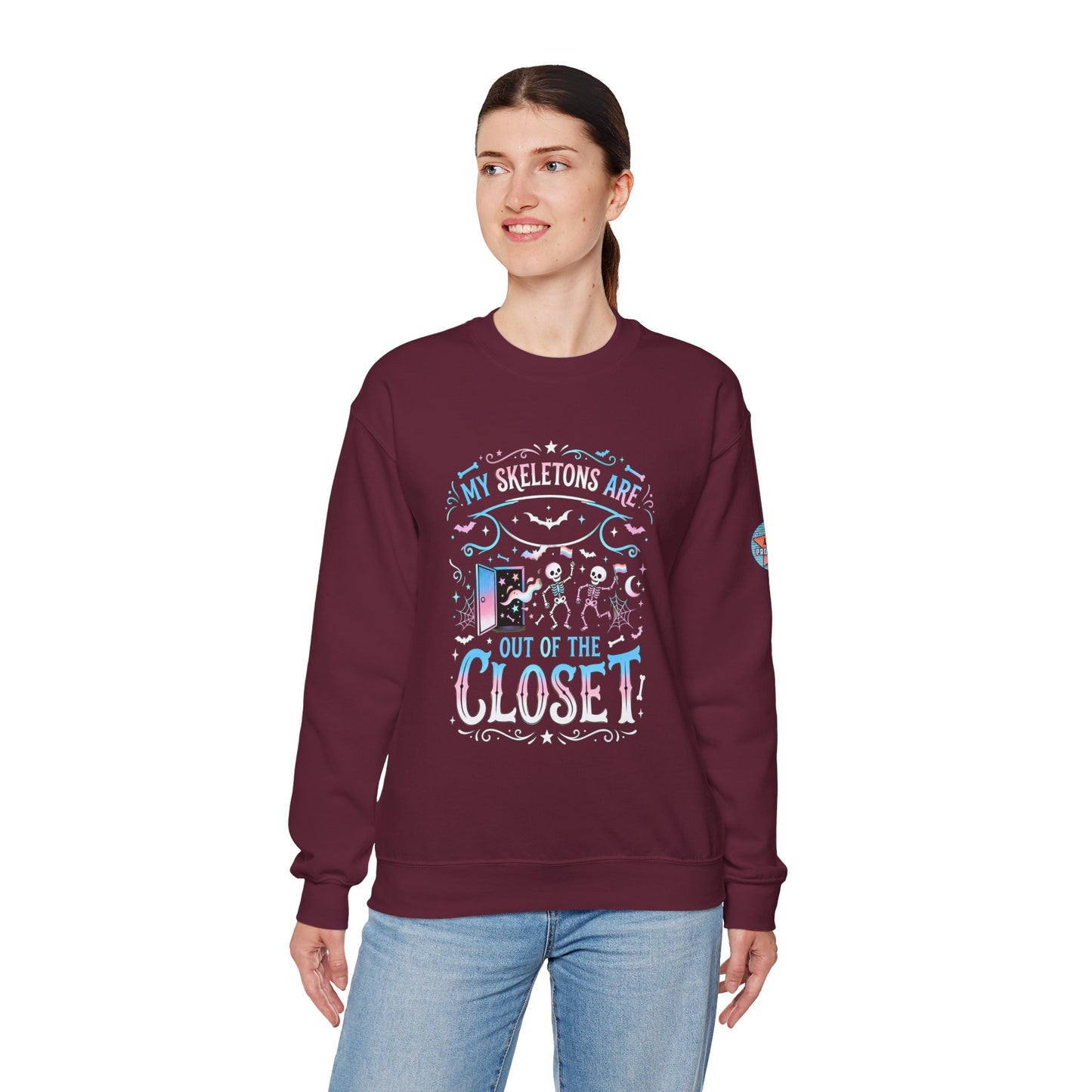 TRANS PRIDE Unisex Heavy Blend™ Crewneck Sweatshirt