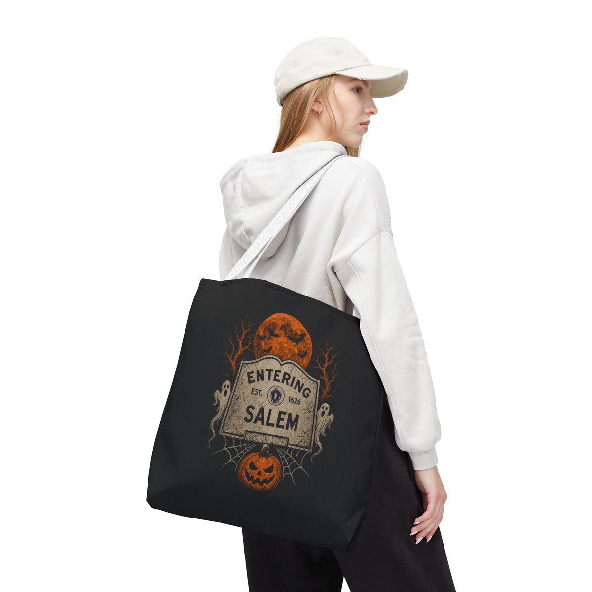 Halloween Entering Salem Tote Bag (AOP)