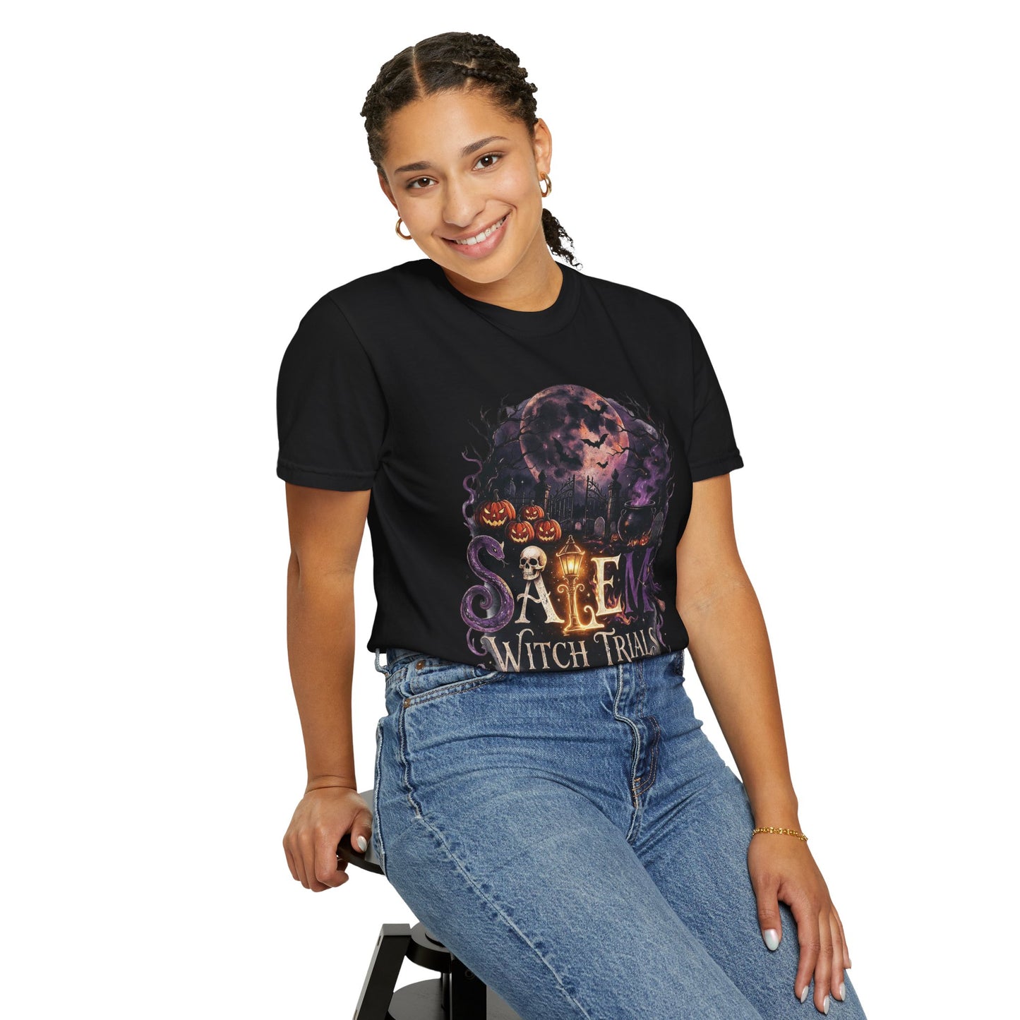 SALEM WITCH TRIALS Unisex Garment-Dyed T-shirt
