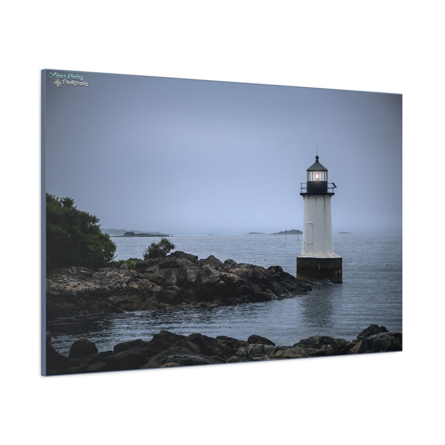 Winter Island Light - Matte Canvas, Stretched, 1.25"