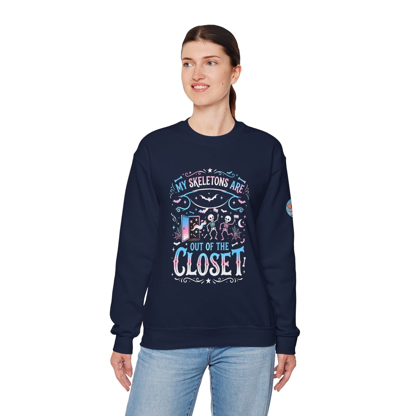 TRANS PRIDE Unisex Heavy Blend™ Crewneck Sweatshirt