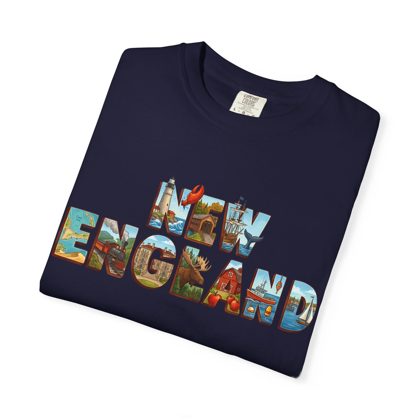 NEW ENGLAND Unisex Garment-Dyed T-shirt