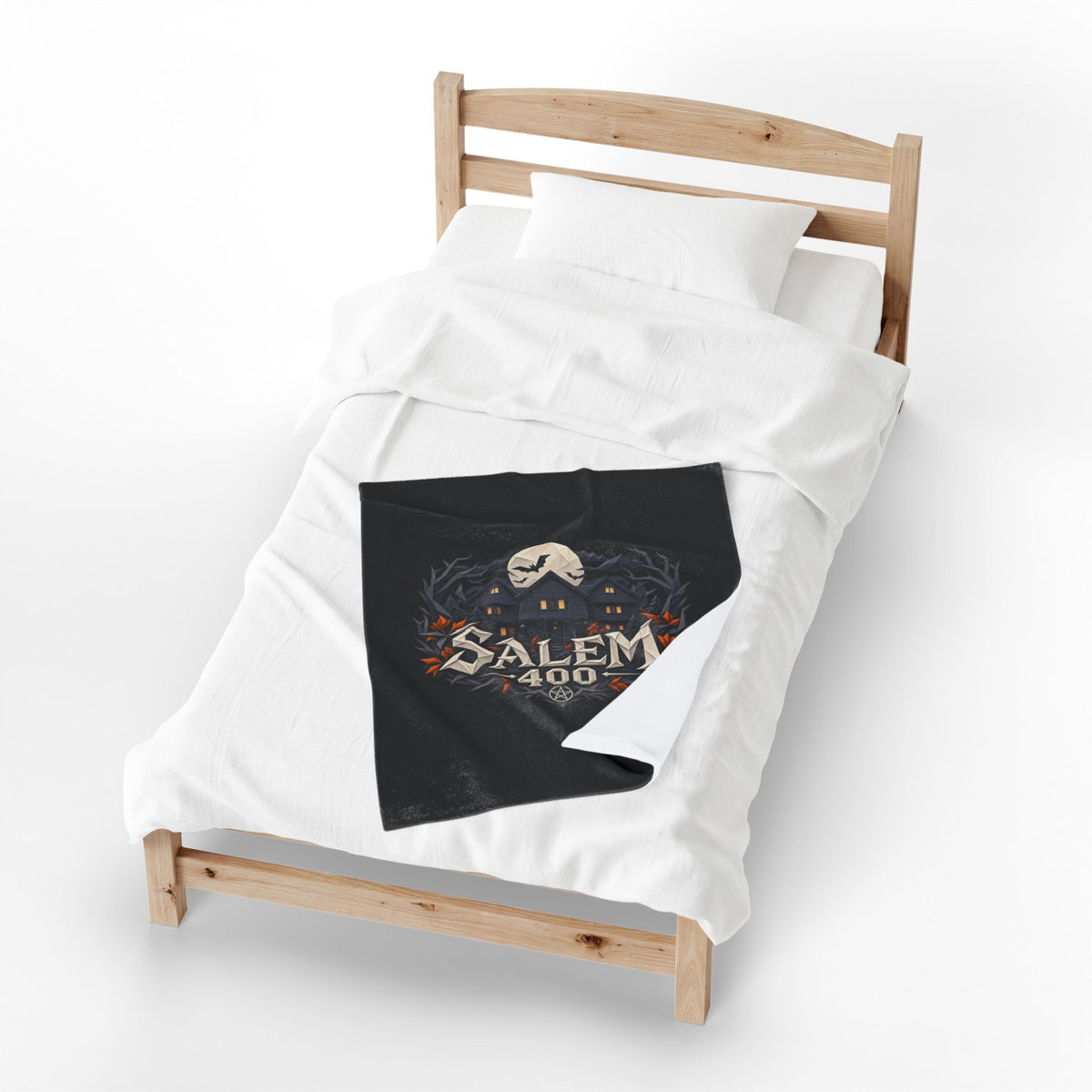 Salem 400 Witch House - Velveteen Plush Blanket
