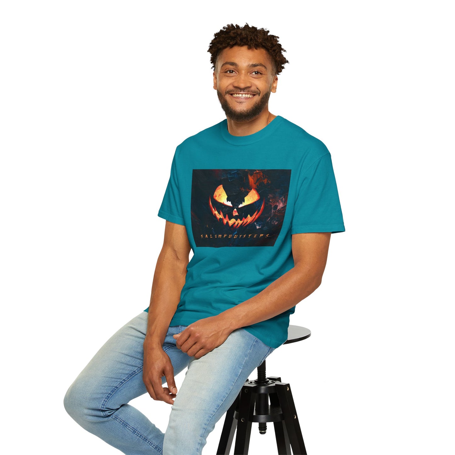 MIDNIGHT PUMPKIN Unisex Garment-Dyed T-shirt