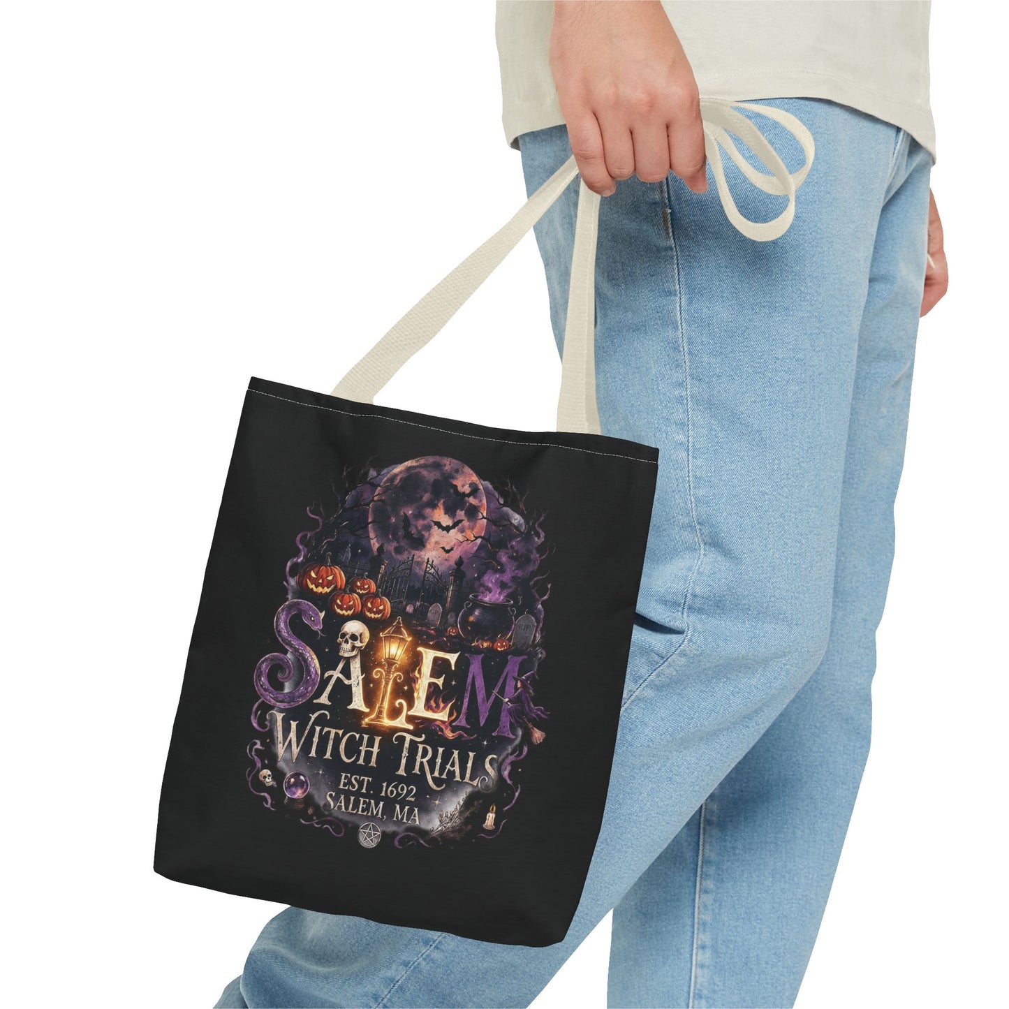 SALEM WITCH TRIALS Tote Bag (AOP)