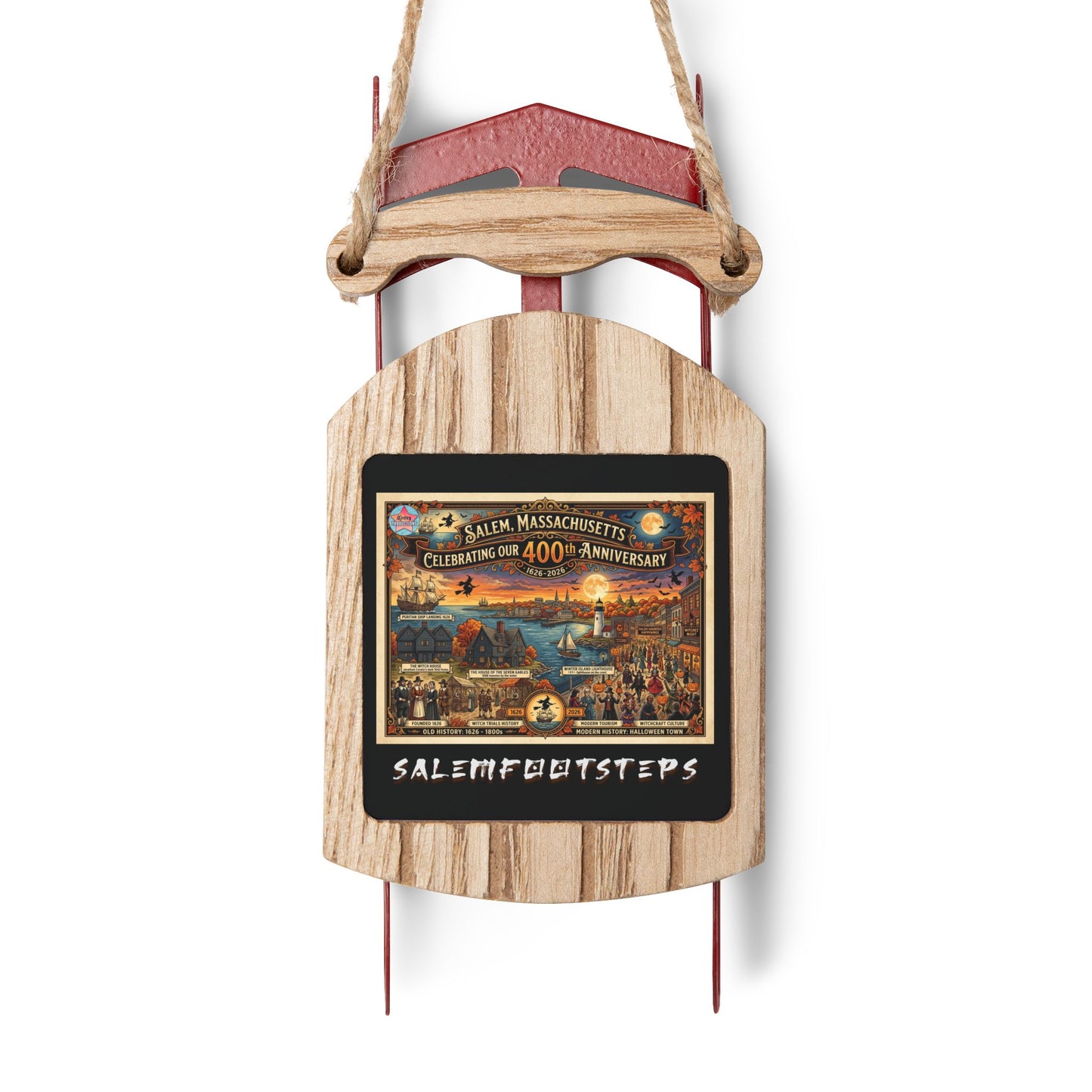 SALEM 400 Sled Ornaments