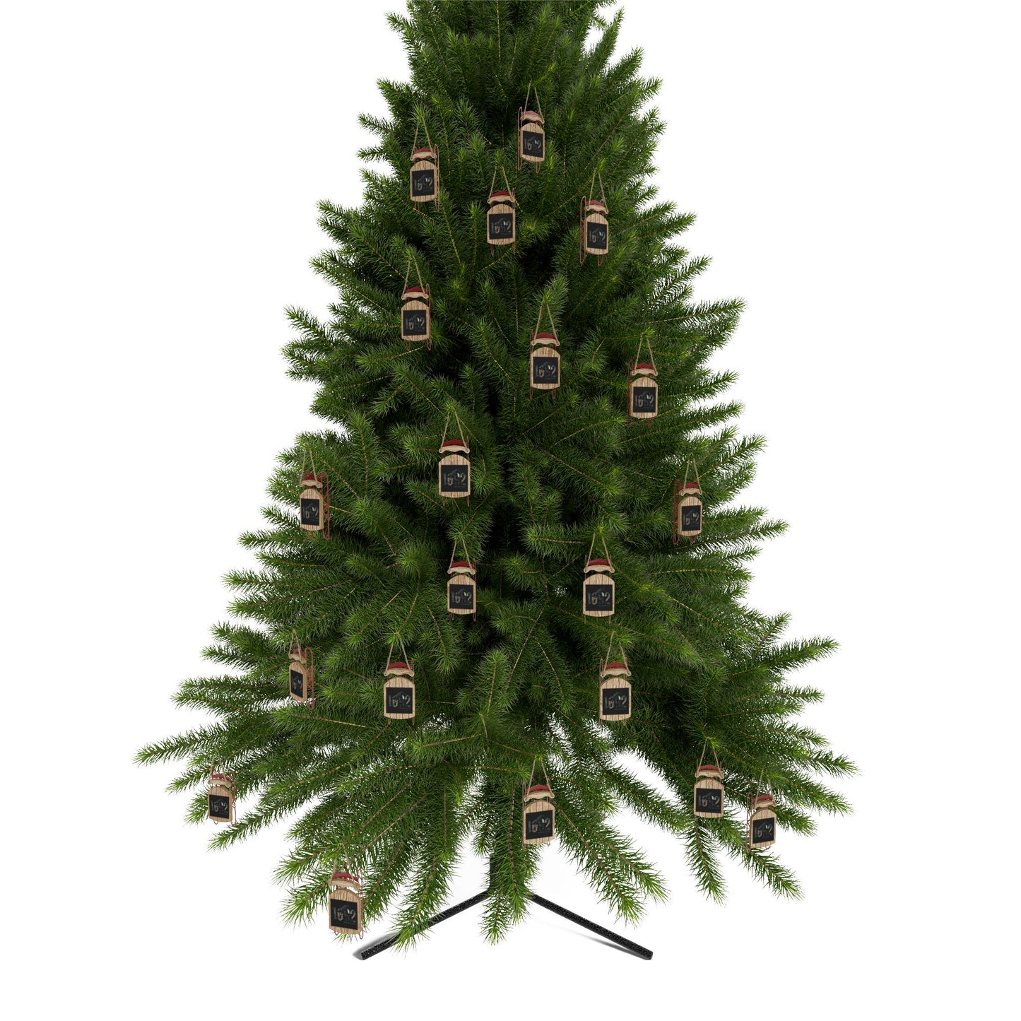 1692 WITCH Sled Ornaments