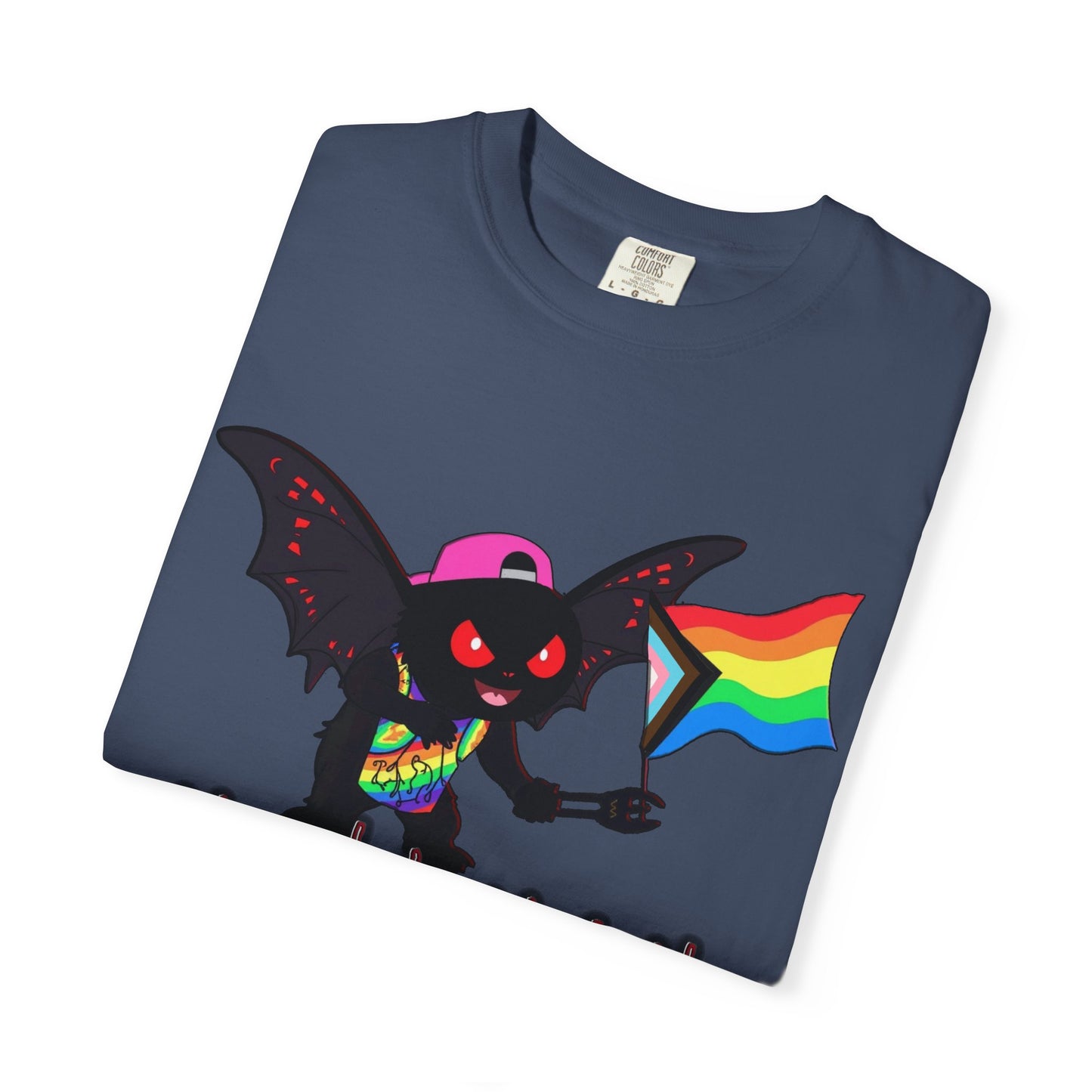 Limited Release Pride Mothman - Unisex Garment-Dyed T-shirt