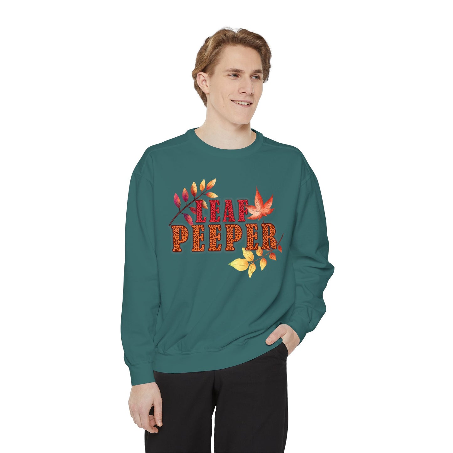 Leaf Peeper Crew Neck (Mult Colors)