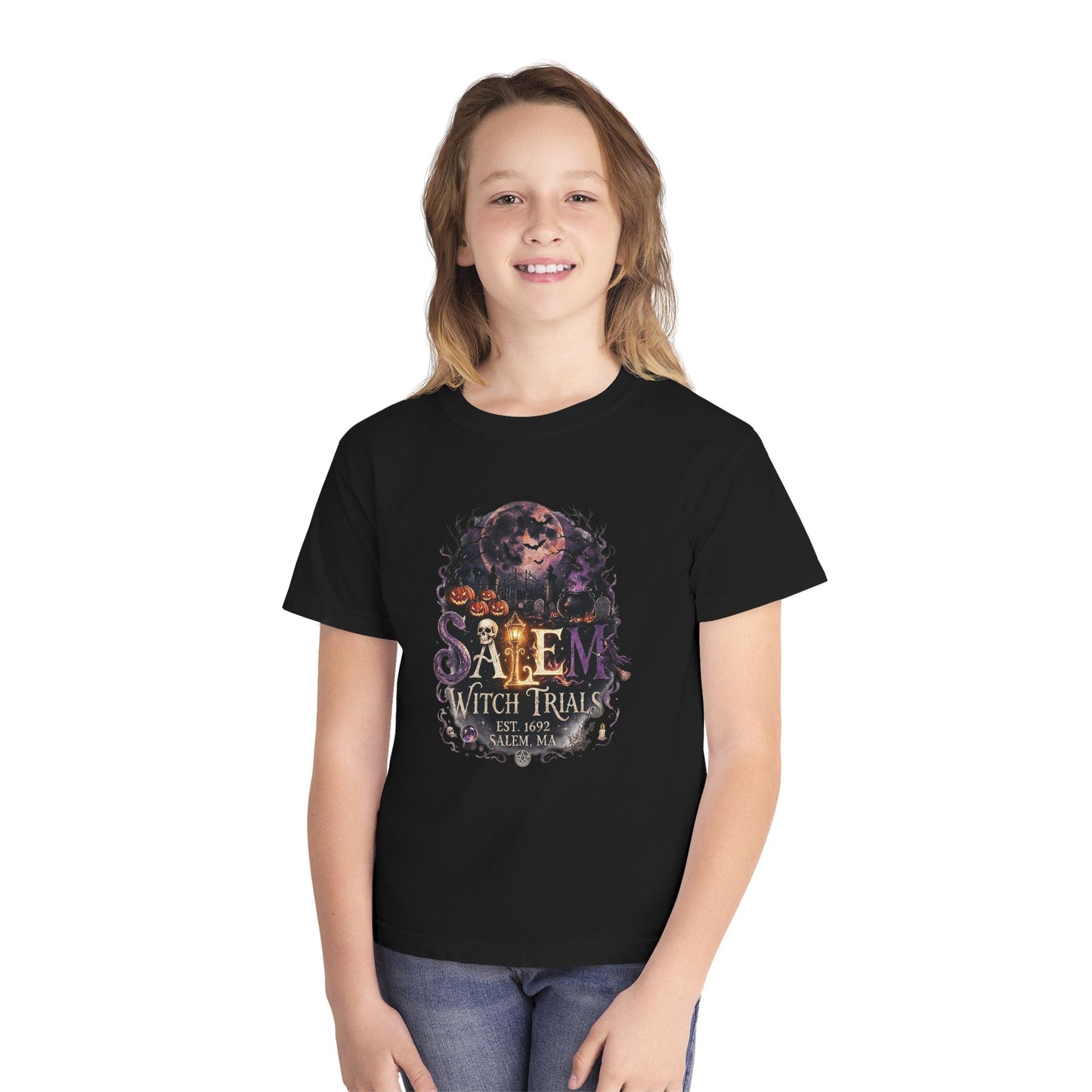 SALEM WITCH TRIALS Youth Midweight Tee