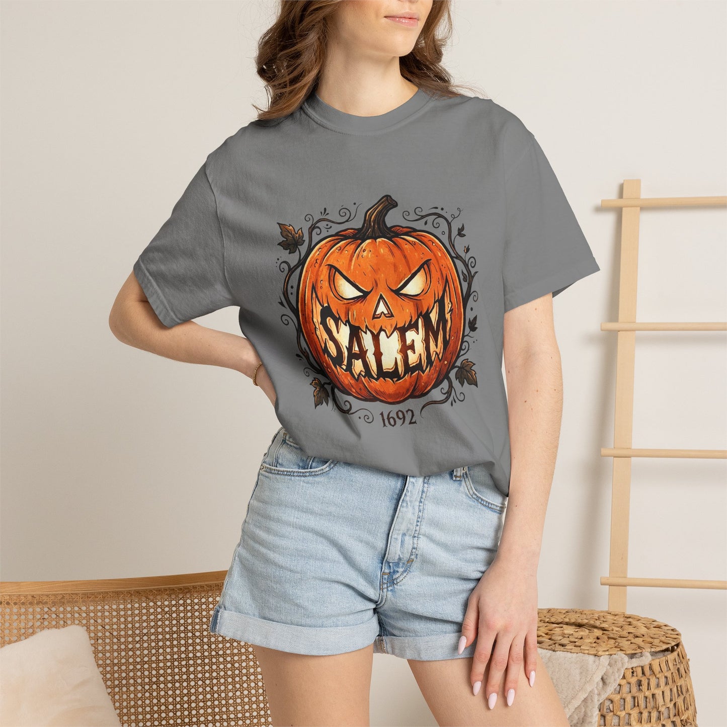 SALEM SMILE Unisex Garment-Dyed T-shirt