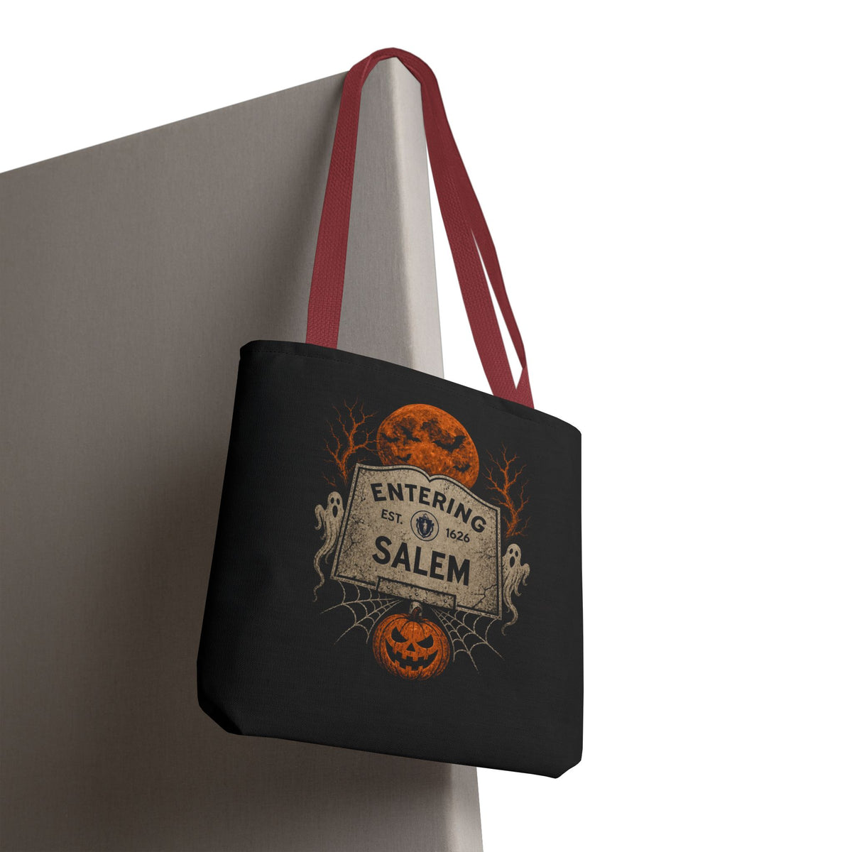 Halloween Entering Salem Tote Bag (AOP)