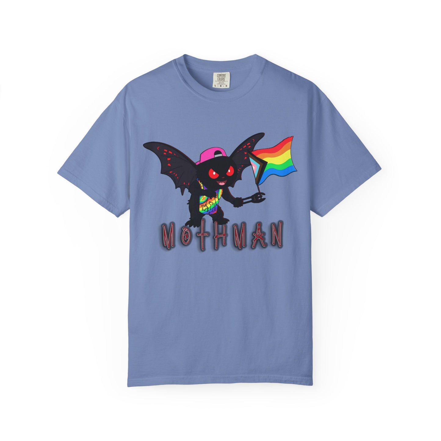 Limited Release Pride Mothman - Unisex Garment-Dyed T-shirt