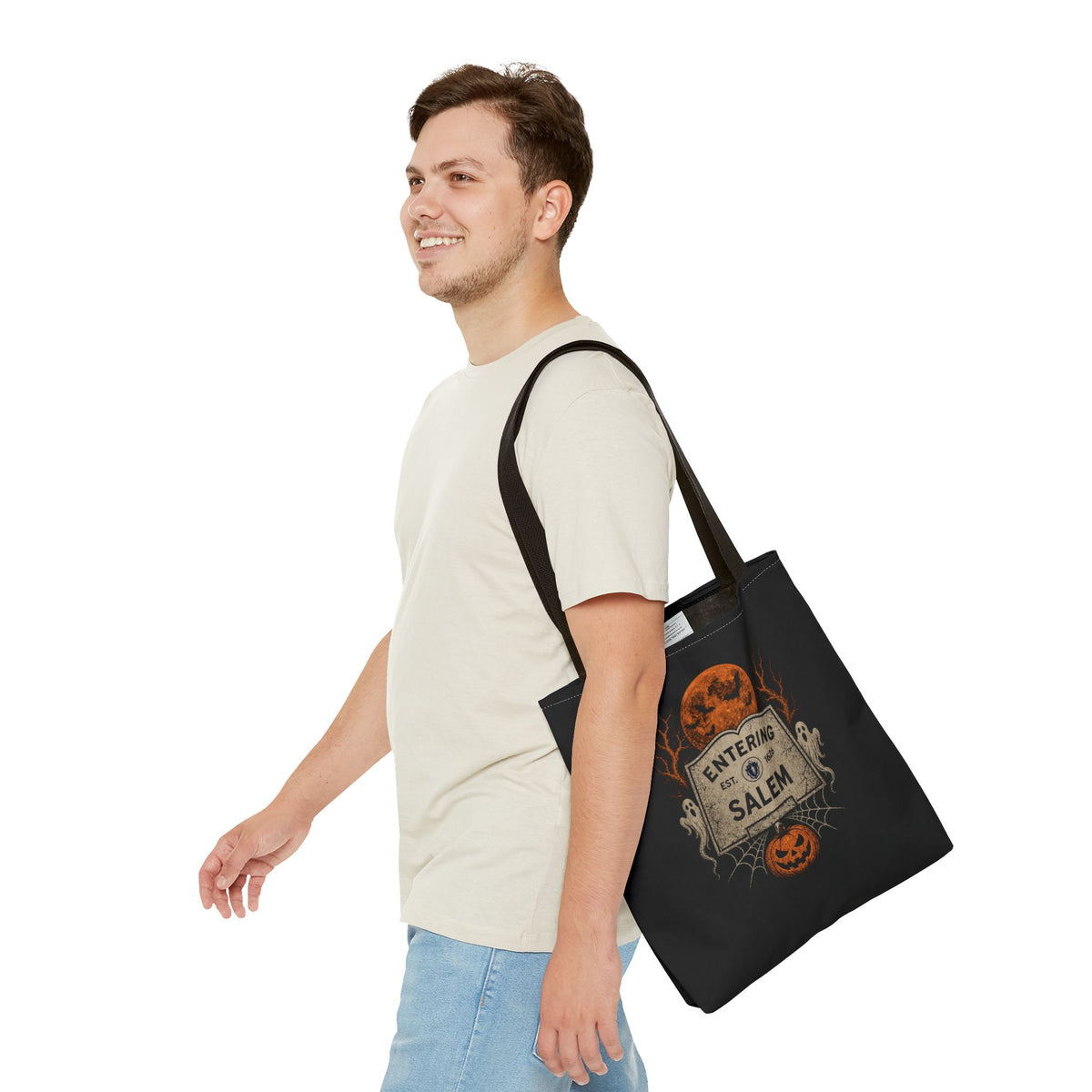 Halloween Entering Salem Tote Bag (AOP)