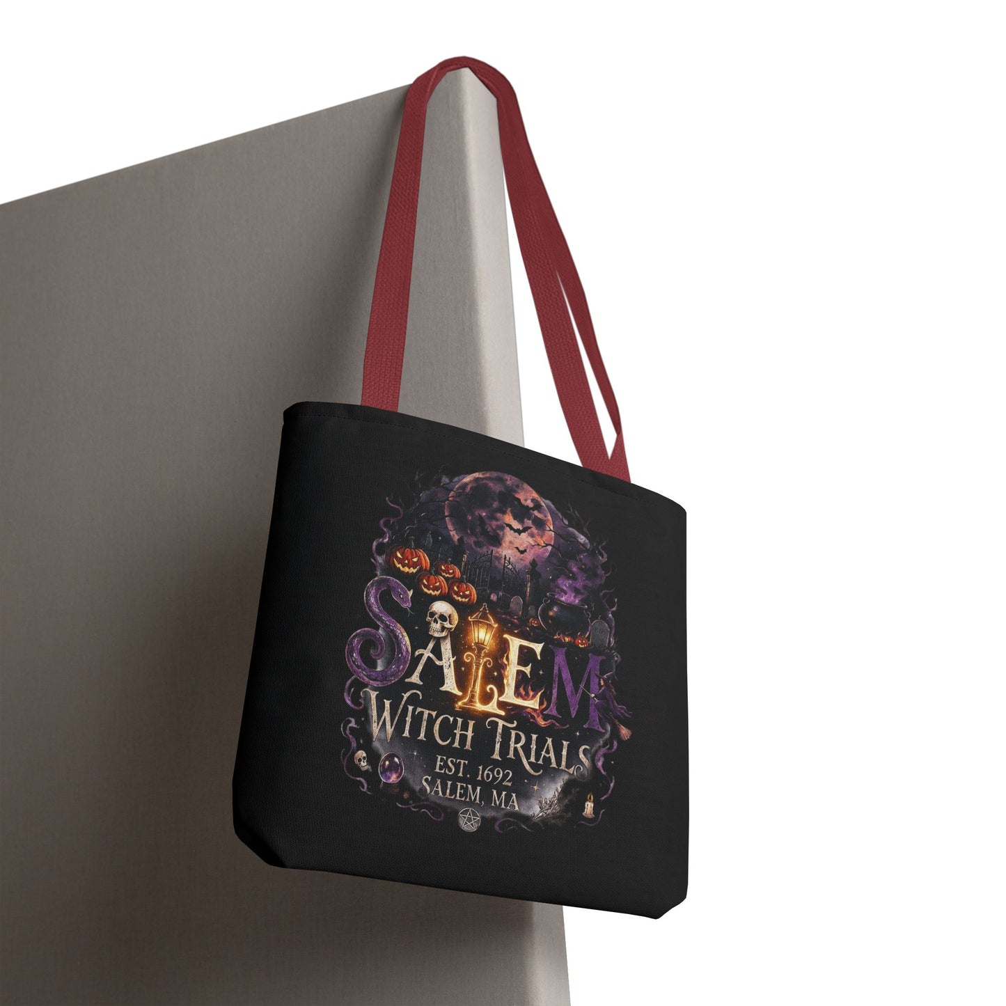 SALEM WITCH TRIALS Tote Bag (AOP)