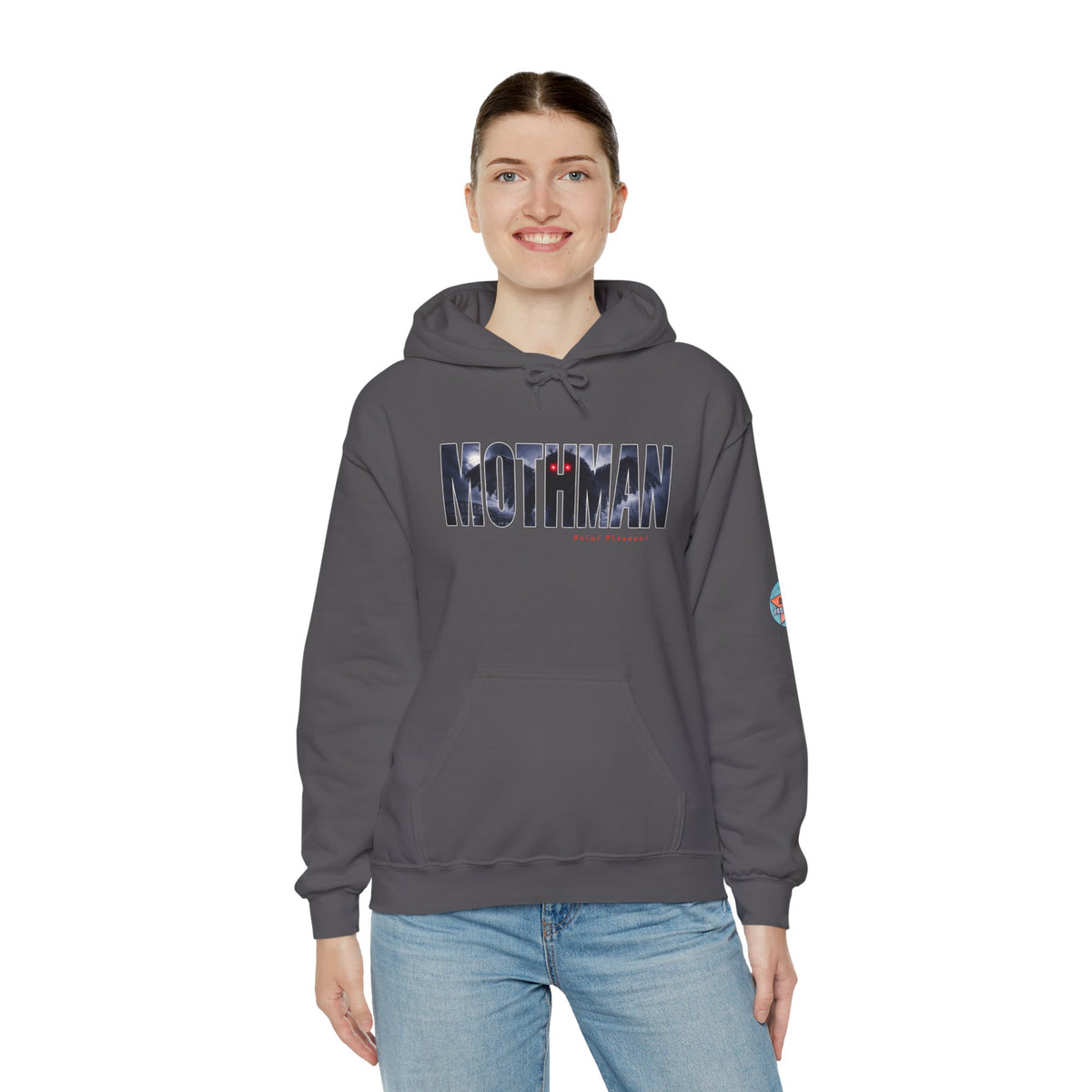 MOTHMAN LURKS Unisex Heavy Blend™ Hooded Sweatshirt