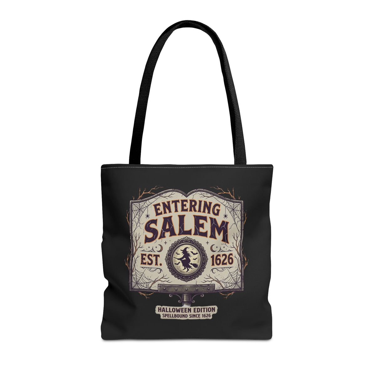 Spooky Entering Salem Tote Bag (AOP)