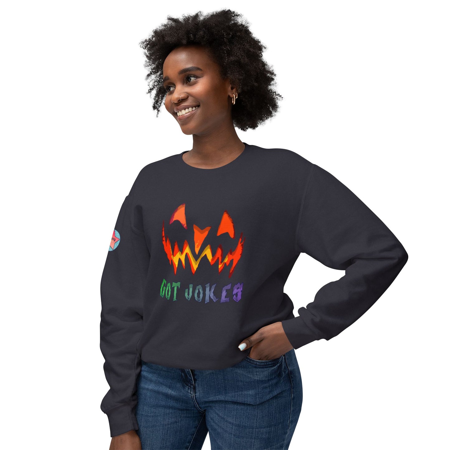 GOT JOKES - Unisex Lightweight Crewneck Sweatshirt