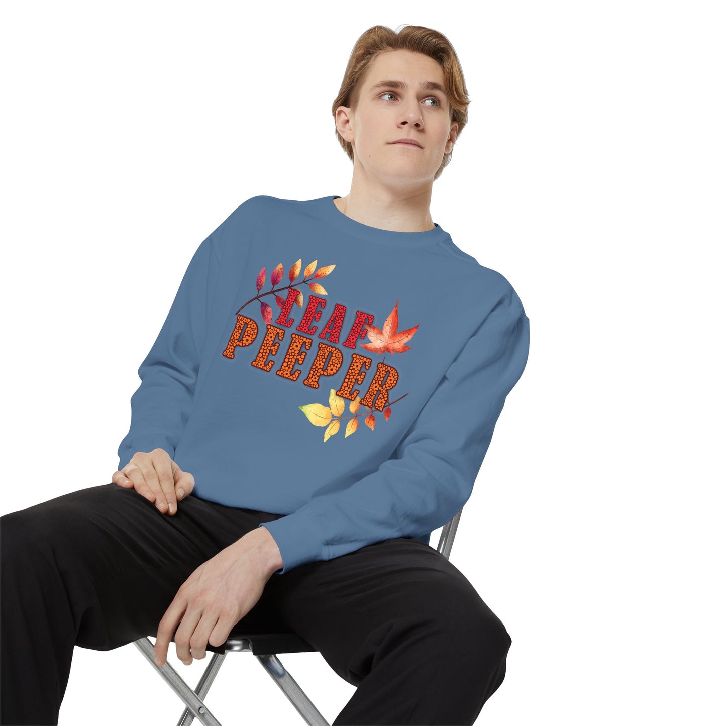 Leaf Peeper Crew Neck (Mult Colors)