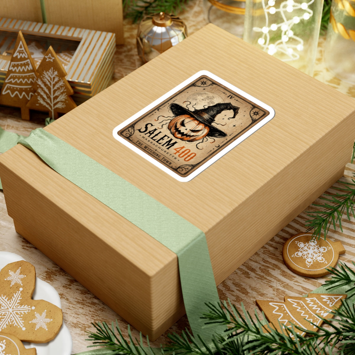 PUNKIN TAROT Kiss-Cut Stickers – alternate view | SalemFootsteps
