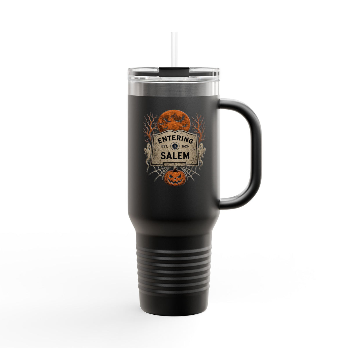 Halloween Entering Salem Insulated Travel Mug, 40oz