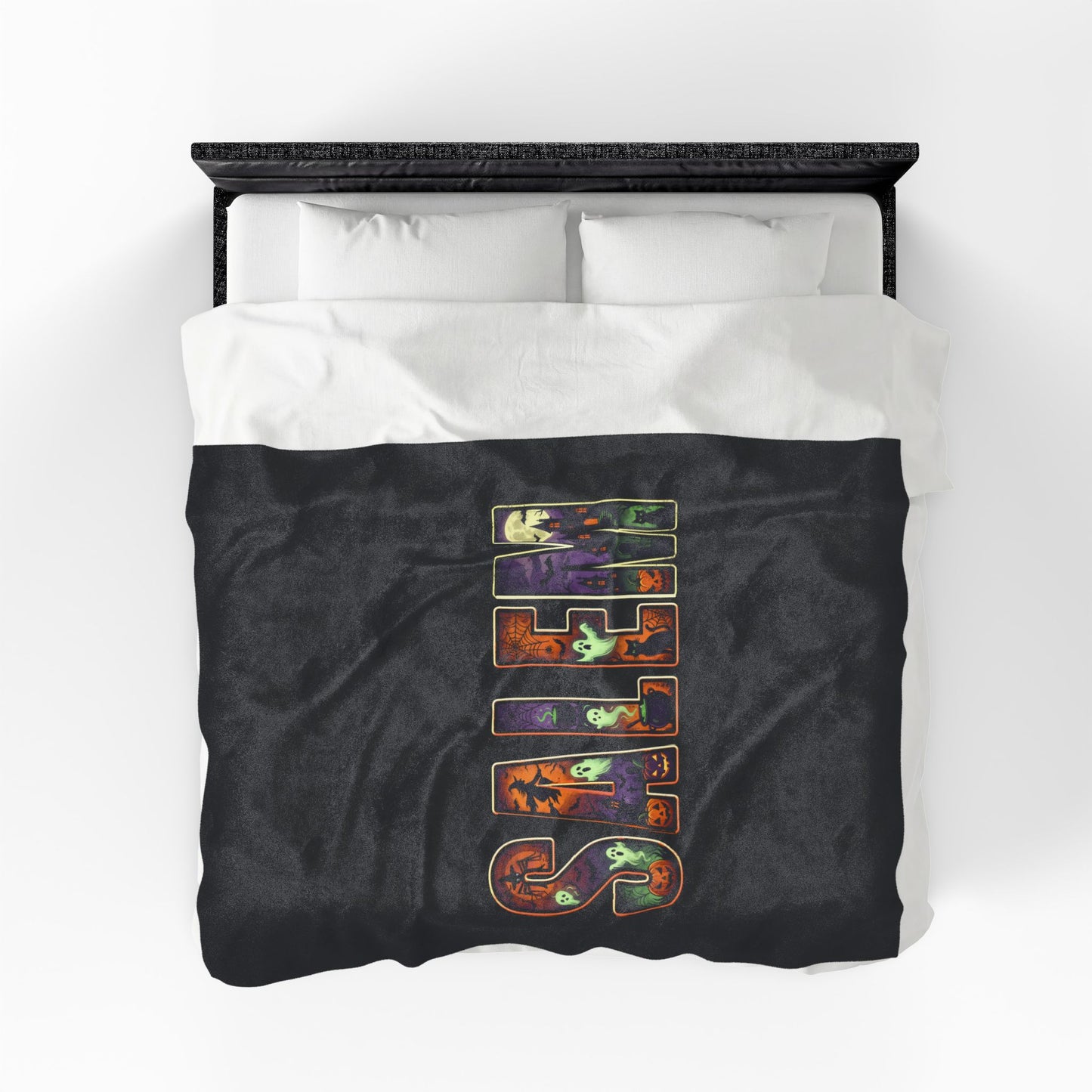 SALEM Spooky Velveteen Plush Blanket