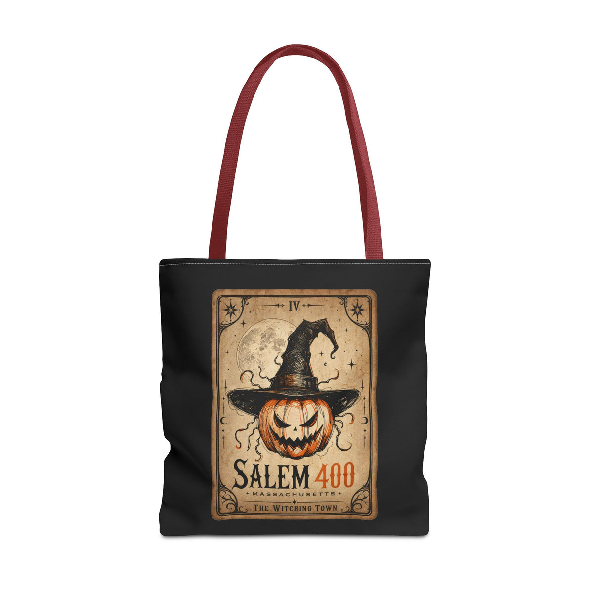 PUNKIN TAROT Tote Bag (AOP) – alternate view | SalemFootsteps