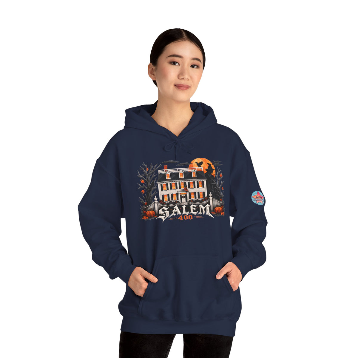 Salem 400 Ropes Mansion - Unisex Heavy Blend™ Hooded Sweatshirt