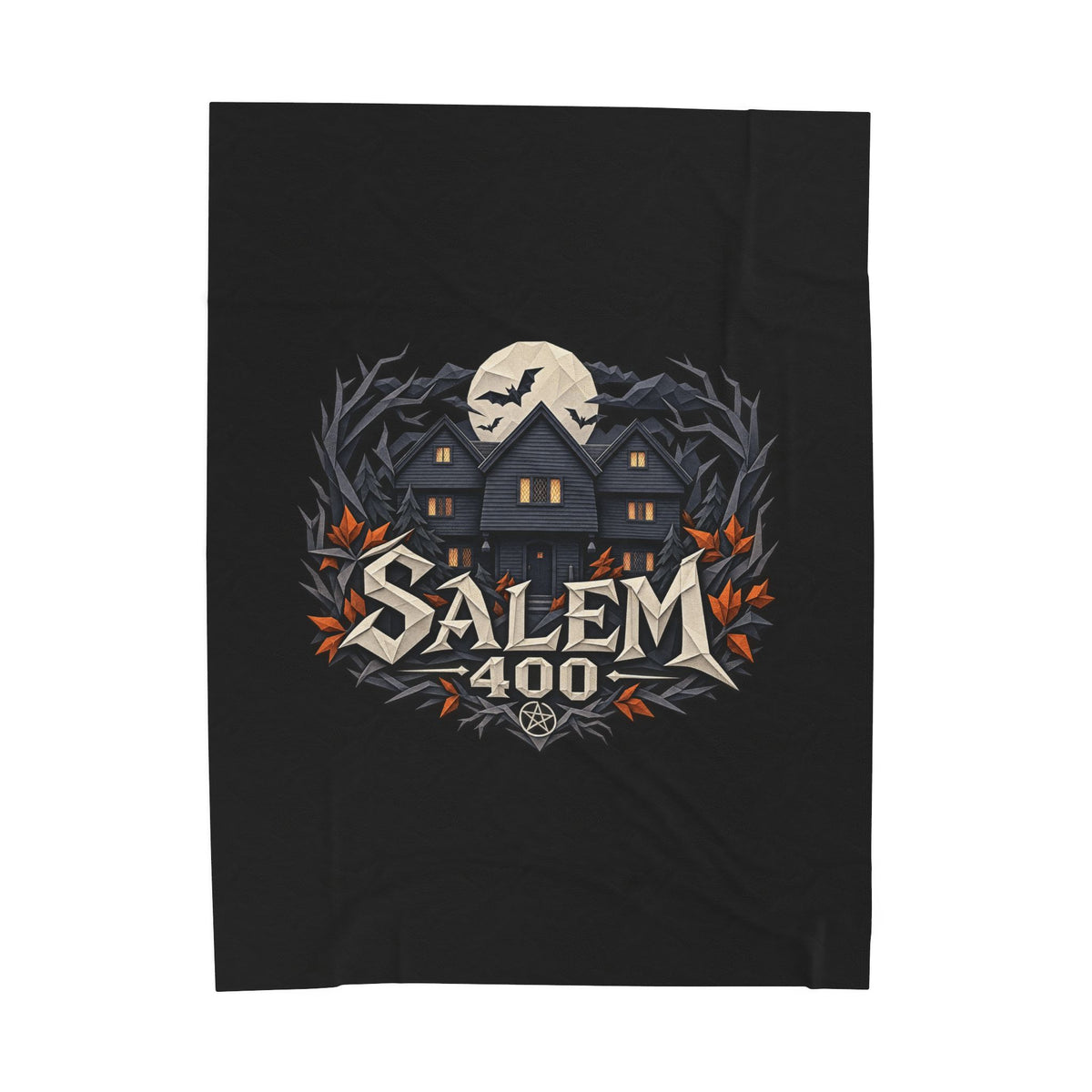 Salem 400 Witch House - Velveteen Plush Blanket