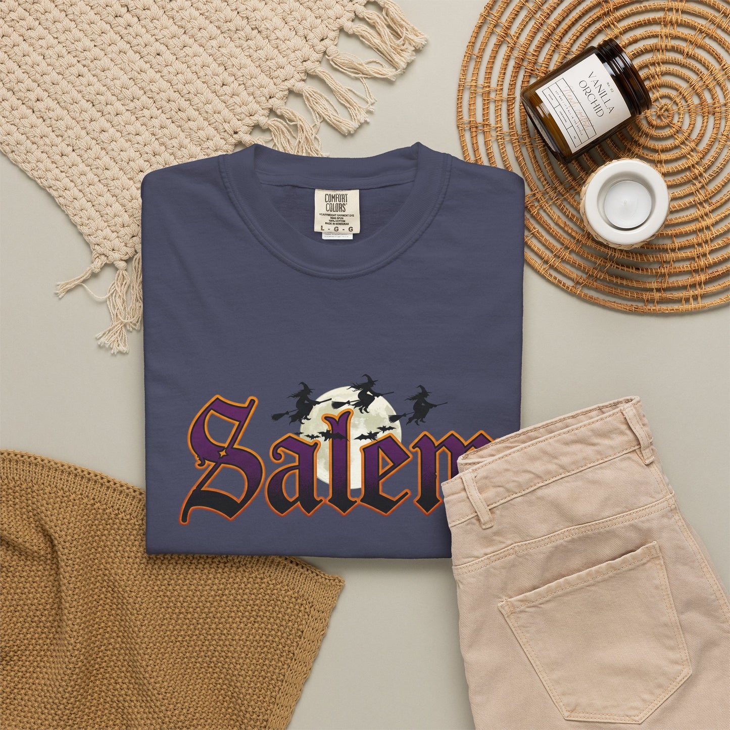 SALEM WTICHES Unisex Garment-Dyed T-shirt