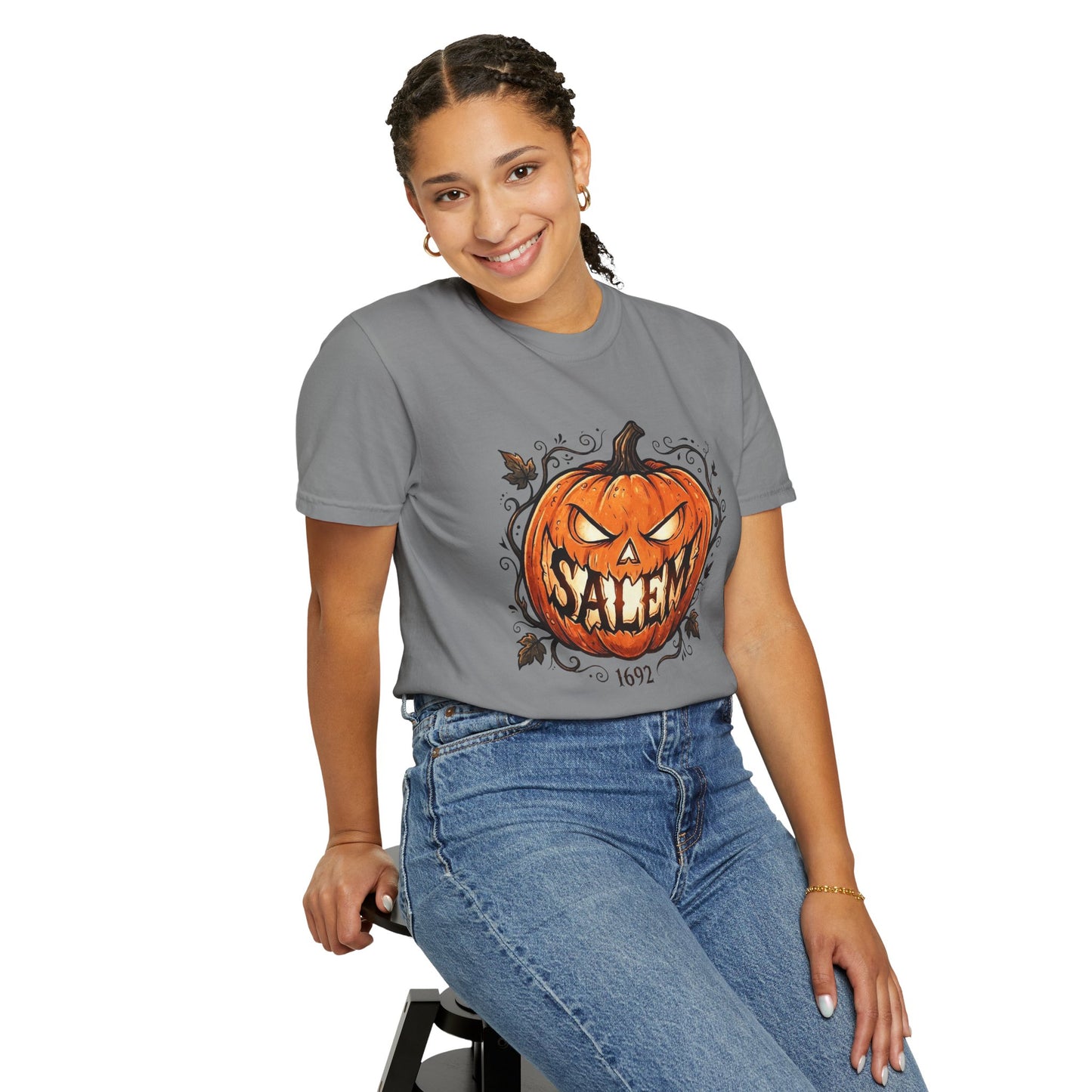 SALEM SMILE Unisex Garment-Dyed T-shirt