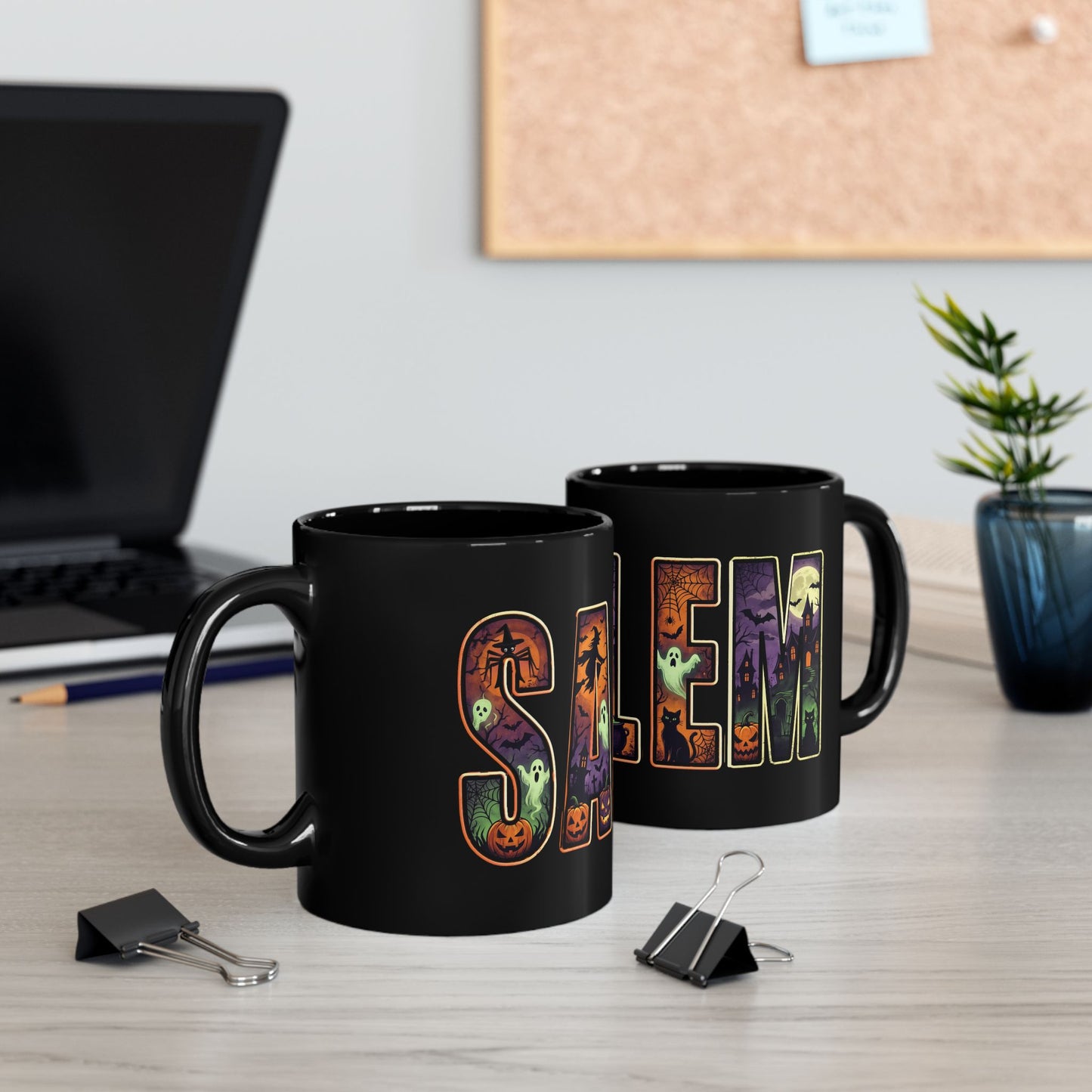 SALEM Spooky Black Mug (11oz, 15oz)