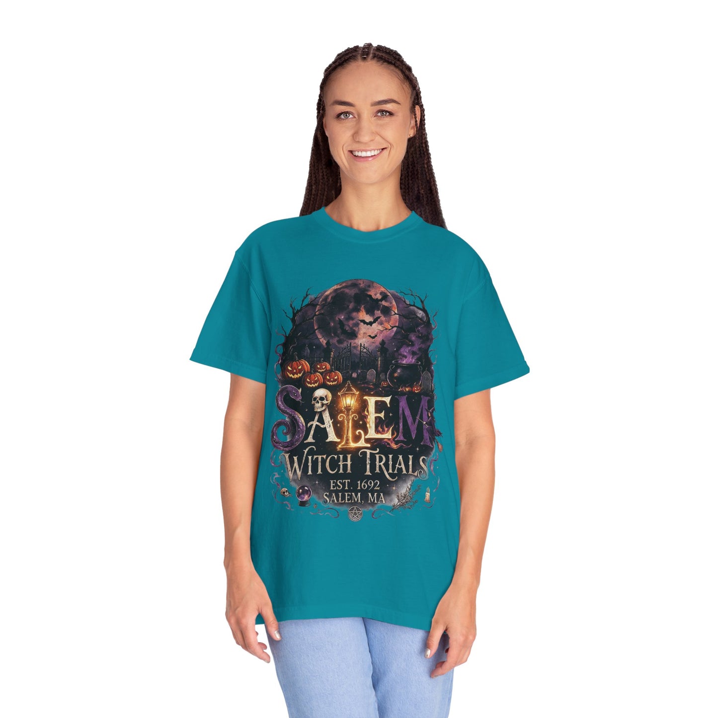 SALEM WITCH TRIALS Unisex Garment-Dyed T-shirt