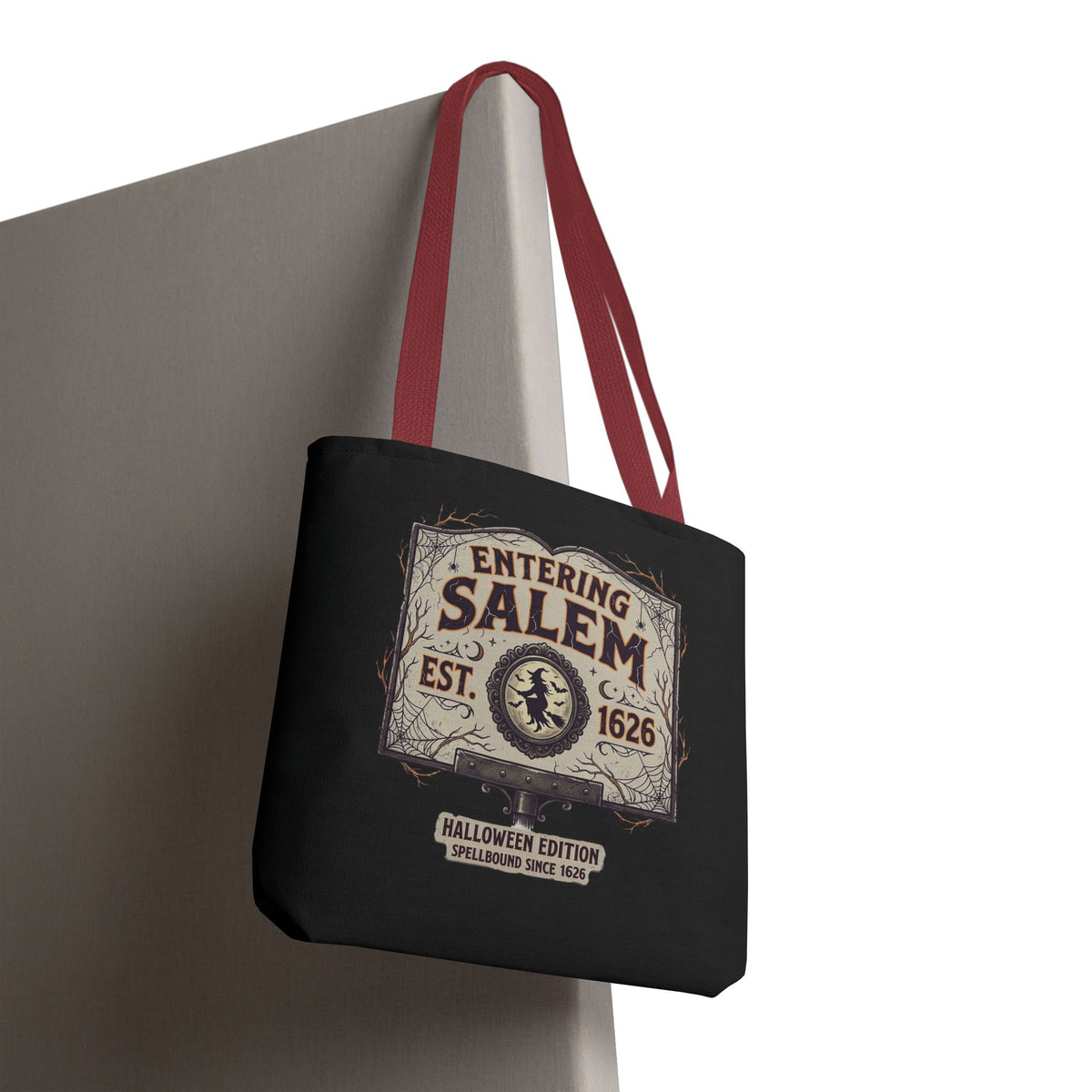 Spooky Entering Salem Tote Bag (AOP)