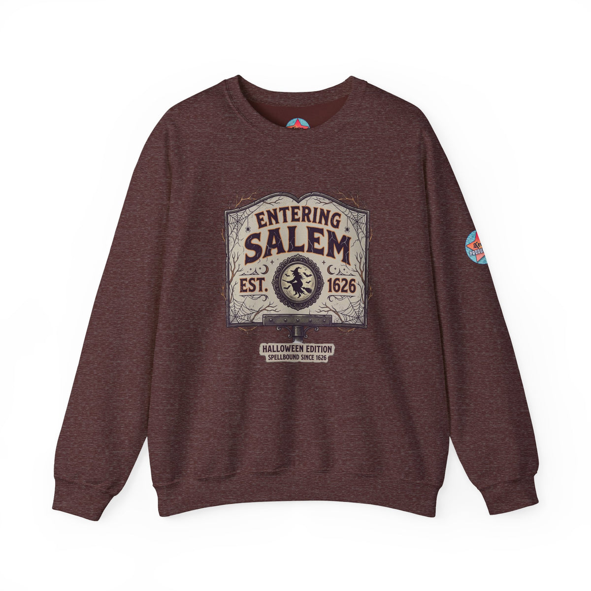 Spooky Entering Salem Unisex Heavy Blend™ Crewneck Sweatshirt