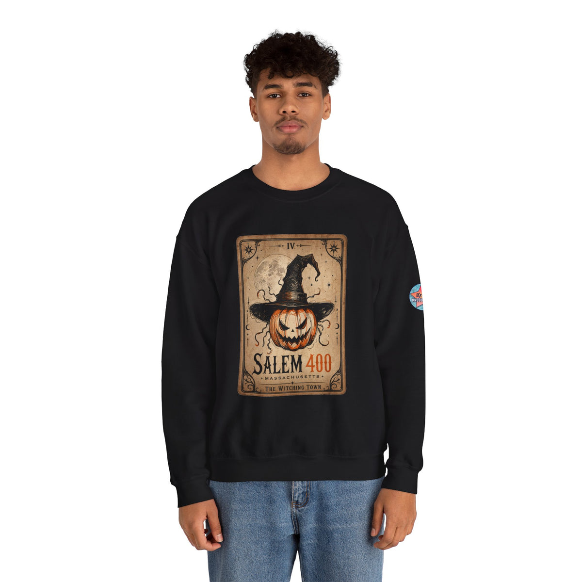 PUNKIN TAROT Unisex Heavy Blend™ Crewneck Sweatshirt – alternate view | SalemFootsteps