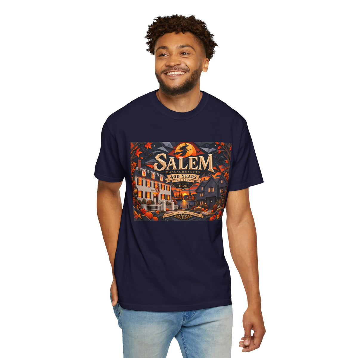 Salem 400 Forever - Unisex Garment-Dyed T-shirt