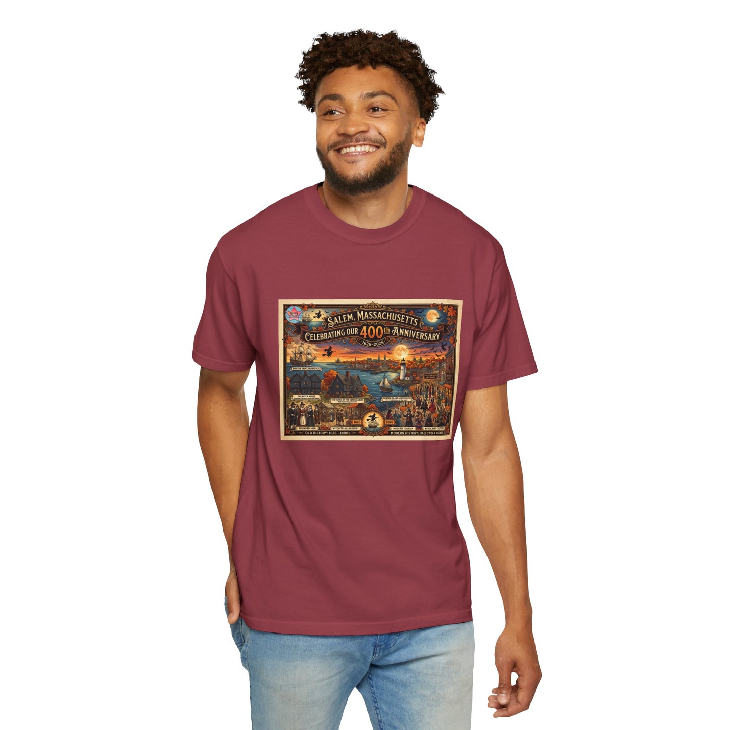 Salem 400 Unisex Garment-Dyed T-shirt