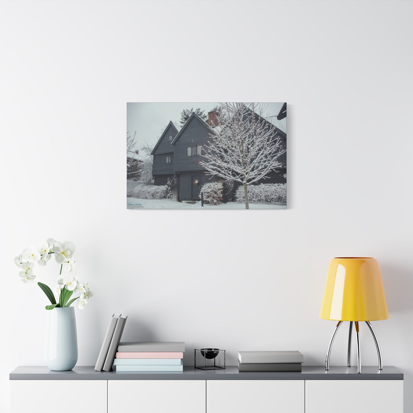 Winter Witch House - Matte Canvas, Stretched, 1.25"