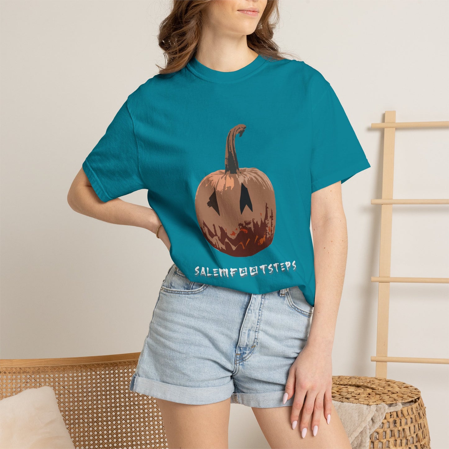 HALLOWEEN PUMPKIN Unisex Garment-Dyed T-shirt