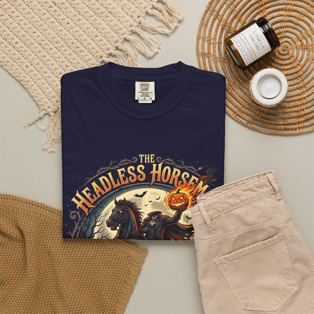 HEADLESS HORSEMAN Unisex Garment-Dyed T-shirt
