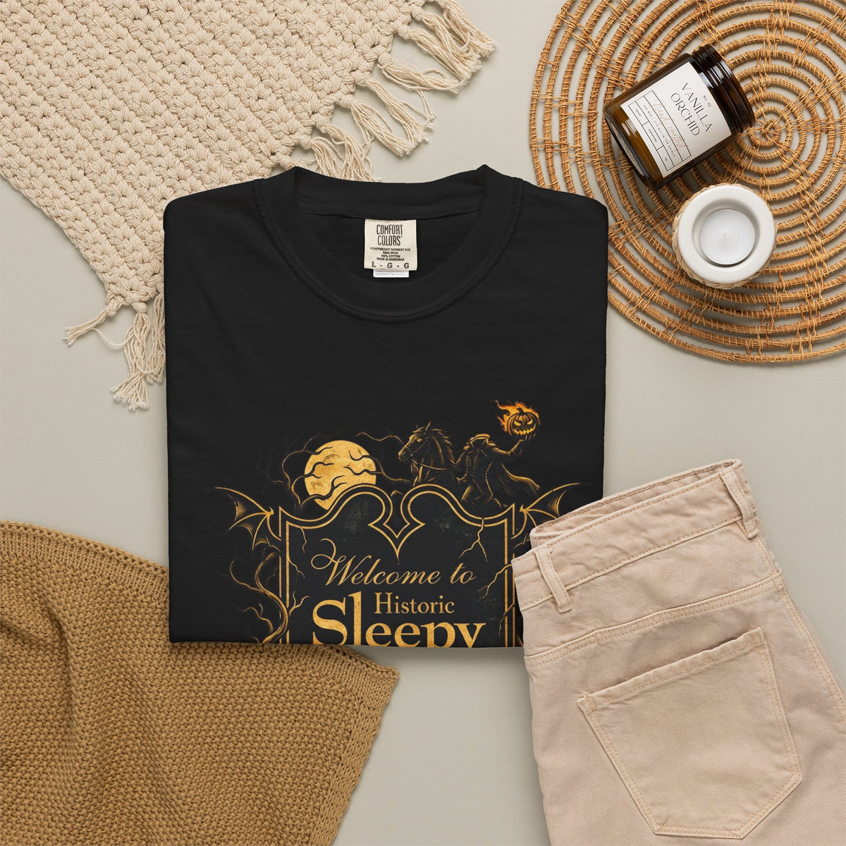SLEEPY HOLLOW Unisex Garment-Dyed T-shirt