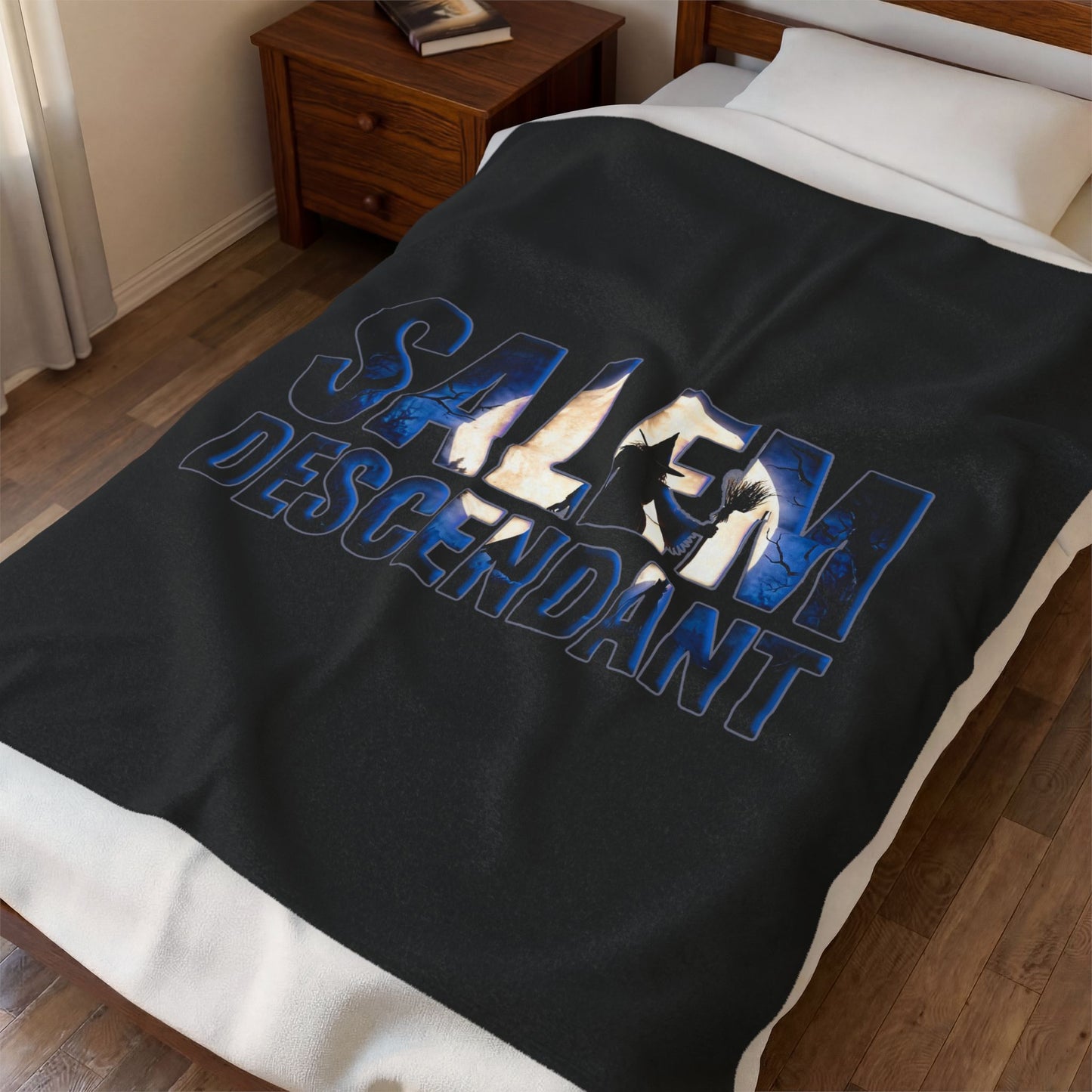 SALEM DESCENDANT Velveteen Plush Blanket