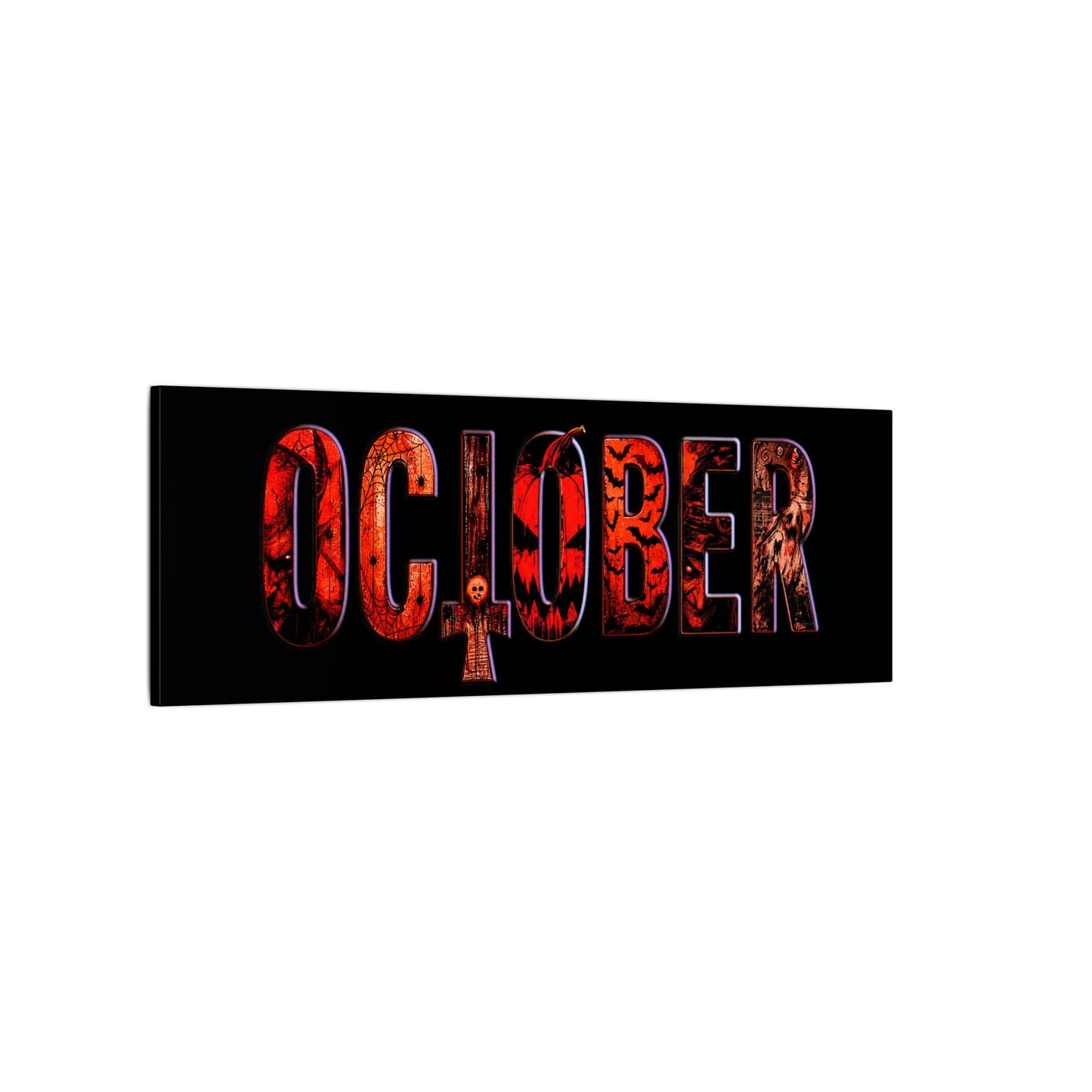 HORROR OCTOBER - Matte Canvas, Stretched, 0.75" (Multi-Size)
