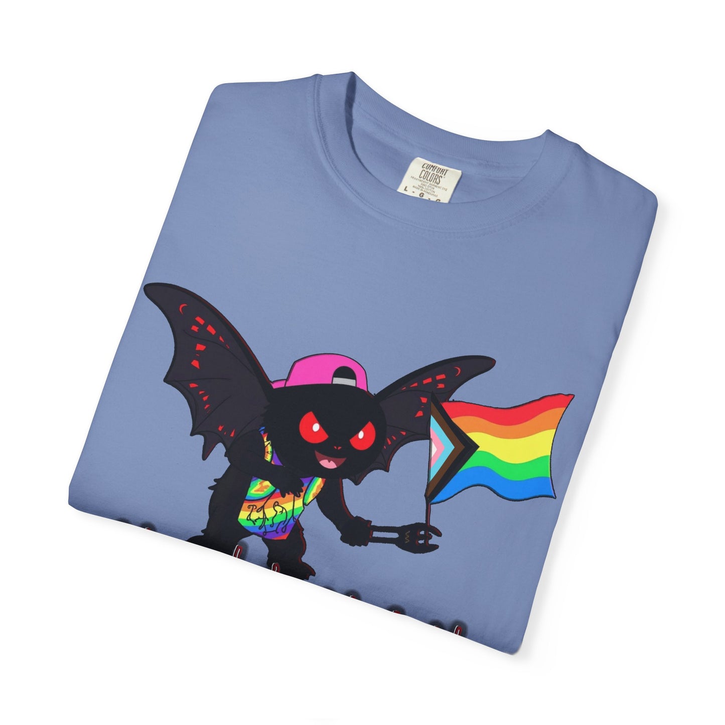 Limited Release Pride Mothman - Unisex Garment-Dyed T-shirt